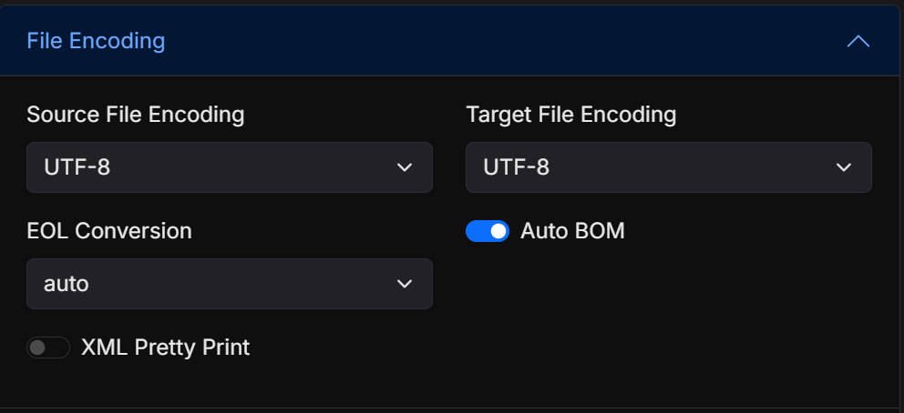 File Encoding