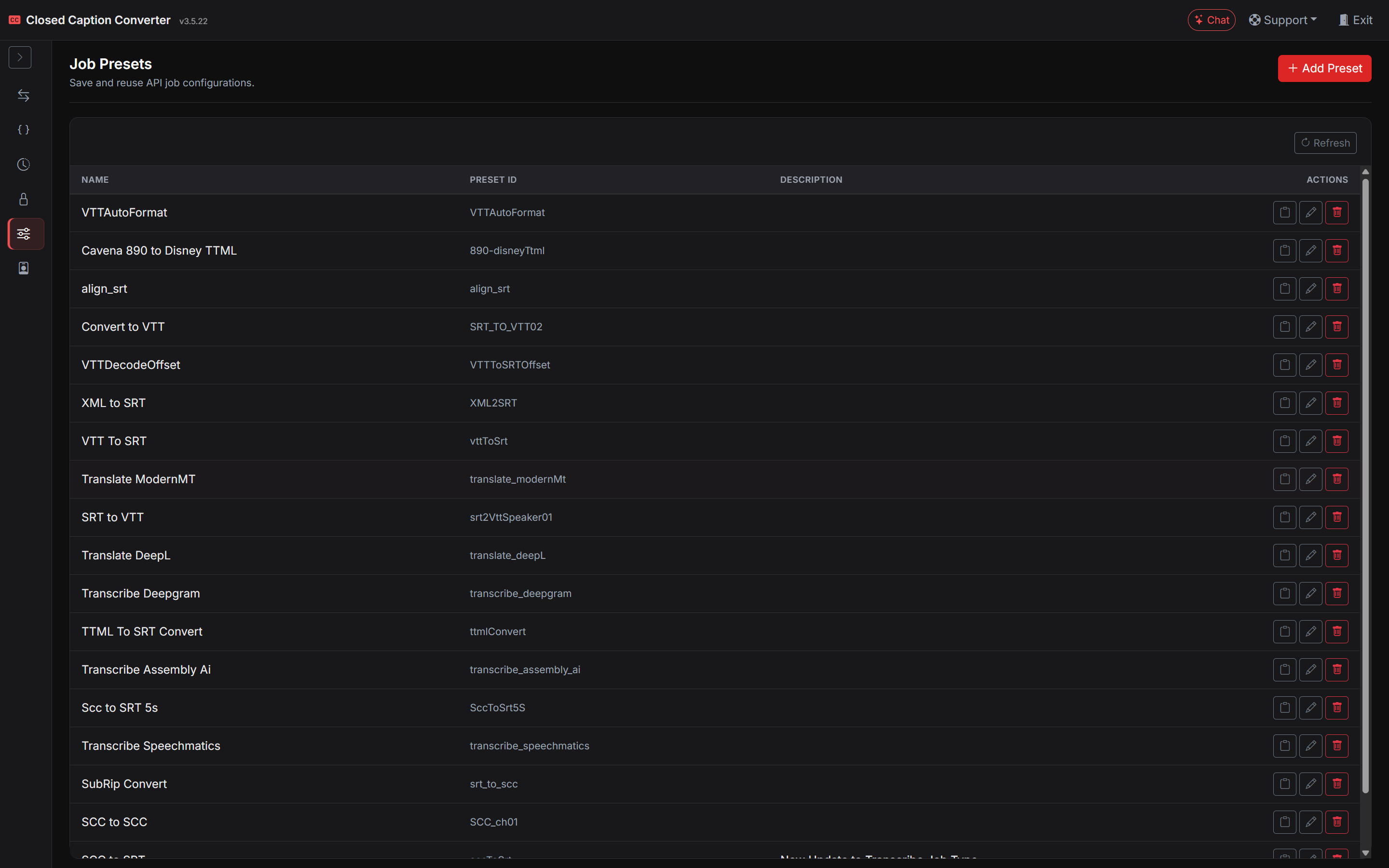 Preset Manager